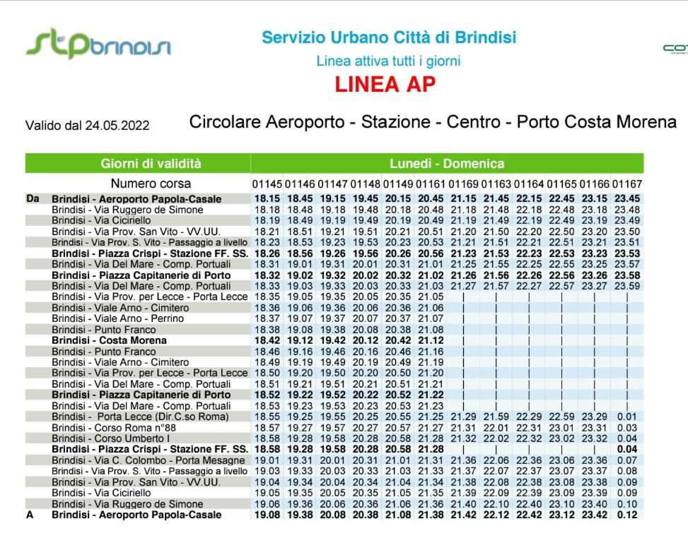Civico 13 Leilighet Brindisi Eksteriør bilde